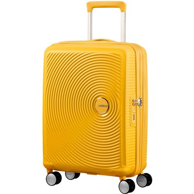 maleta-cabina-American-tourister-soundbox-amarilla-1
